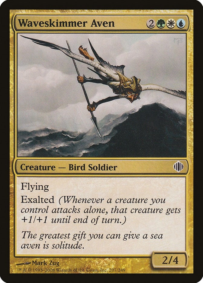 Image for Waveskimmer Aven (207) [Shards of Alara] - Magic: The Gathering