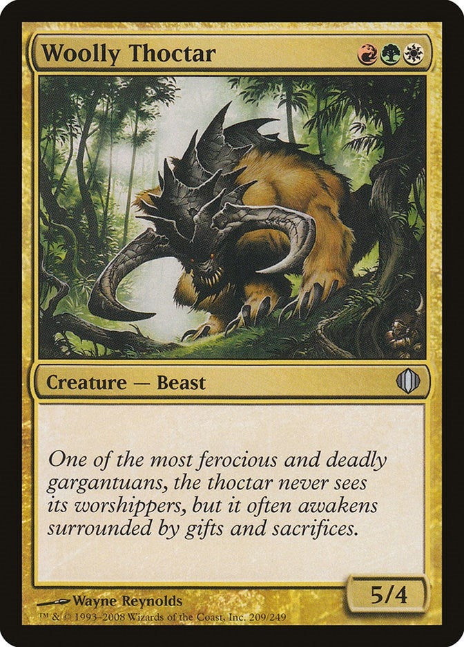 Image for Woolly Thoctar (209) [Shards of Alara] - Magic: The Gathering