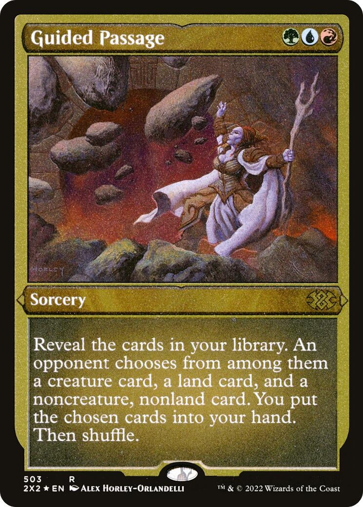 Image for Guided Passage (Foil Etched) (503) [Double Masters 2022] - Magic: The Gathering