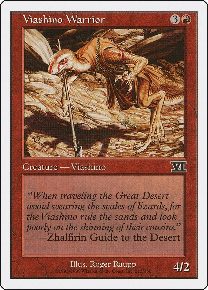 Image for Viashino Warrior (213) [Classic Sixth Edition] - Magic: The Gathering