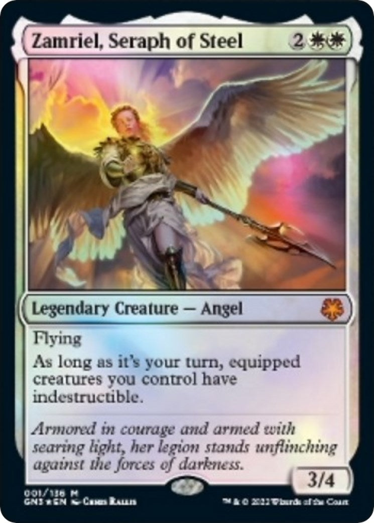 Image for Zamriel, Seraph of Steel (1) [Magic Game Night: Free-For-All] - Magic: The Gathering