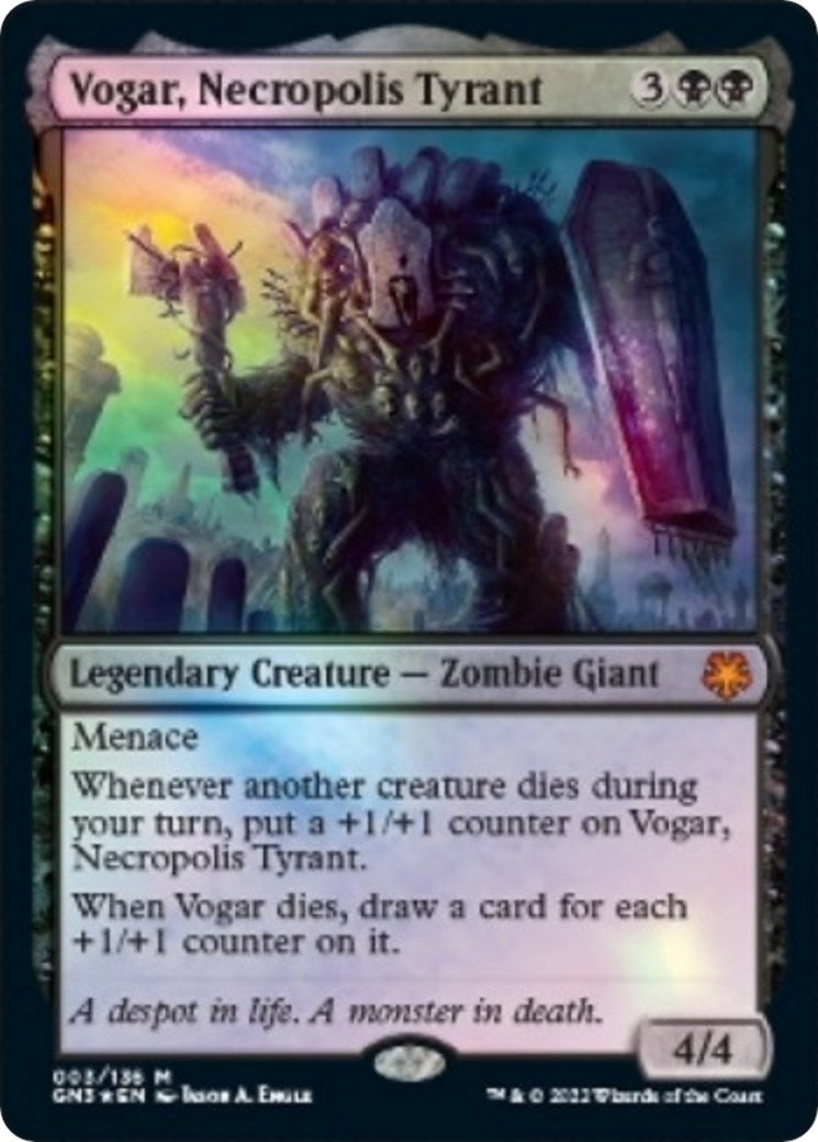 Image for Vogar, Necropolis Tyrant (3) [Magic Game Night: Free-For-All] - Magic: The Gathering