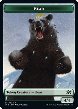 Image for Bear // Angel Double-Sided Token (14 // 3) [Double Masters 2022] - Magic: The Gathering