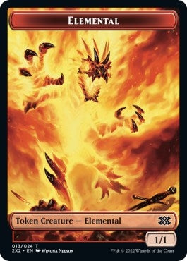 Image for Elemental // Spirit (008) Double-Sided Token (13 // 8) [Double Masters 2022] - Magic: The Gathering