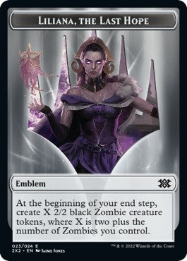 Image for Emblem - Liliana, the Last Hope // Spirit (002) Double-Sided Token (23 // 2) [Double Masters 2022] - Magic: The Gathering
