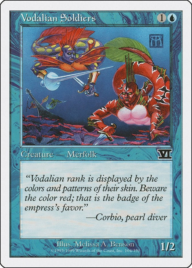 Image for Vodalian Soldiers (104) [Classic Sixth Edition] - Magic: The Gathering