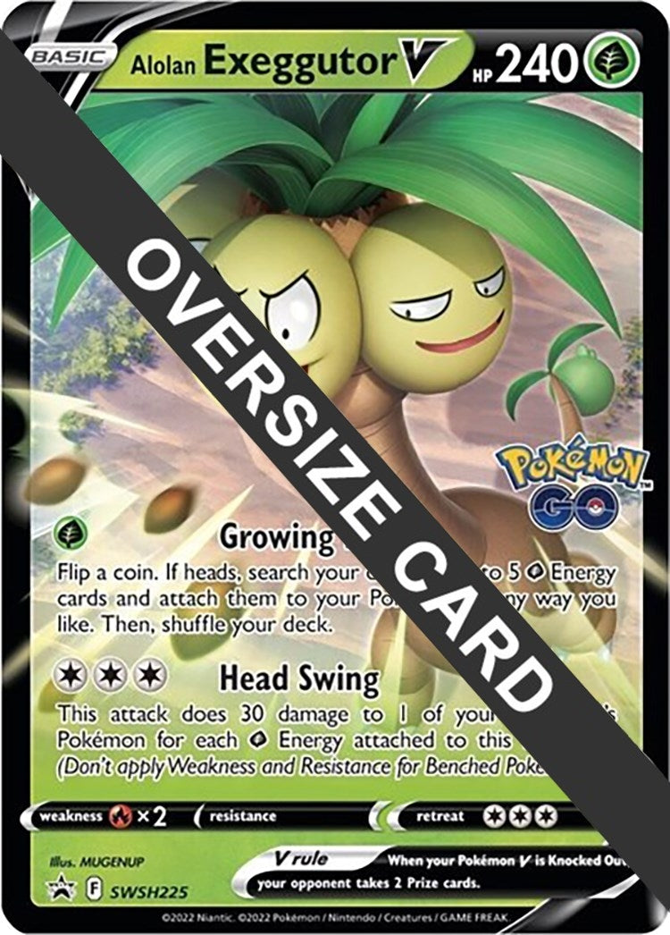 Image for Alolan Exeggutor V - SWSH225 (SWSH225) [Jumbo Cards] - Pokemon