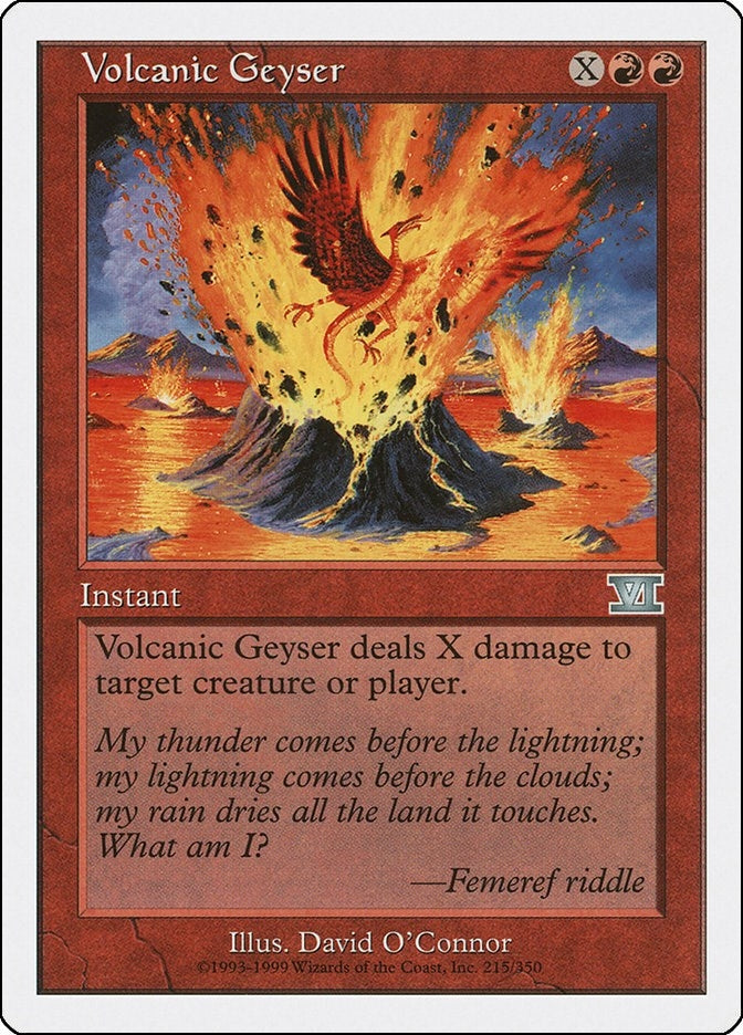 Image for Volcanic Geyser (215) [Classic Sixth Edition] - Magic: The Gathering