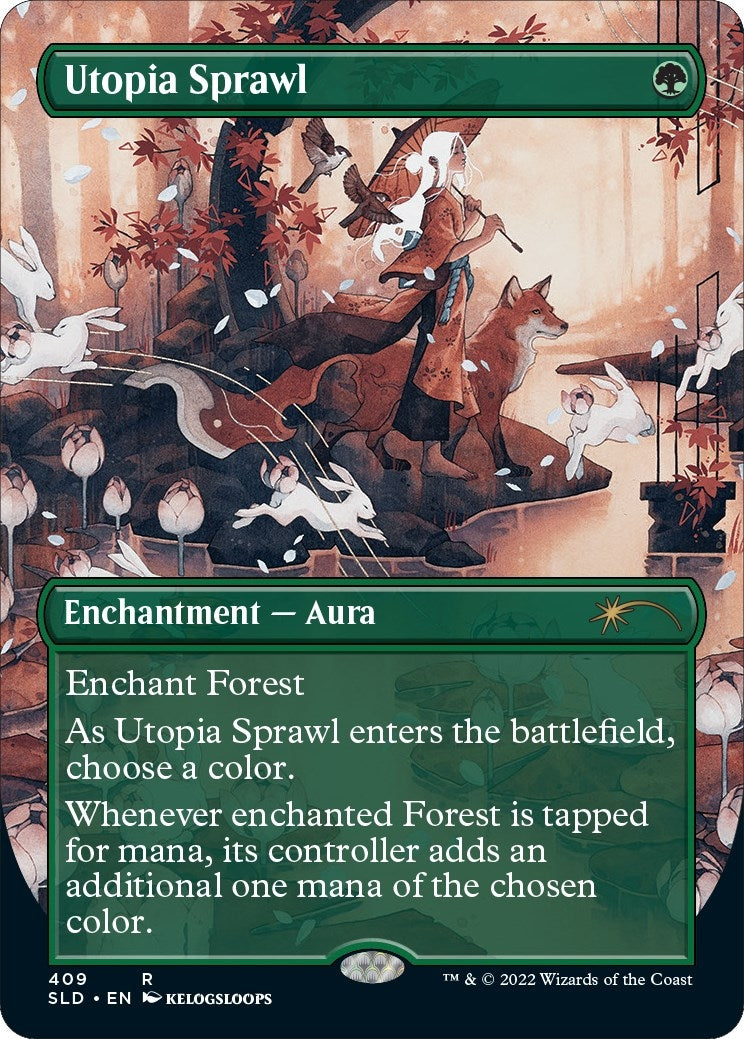Image for Utopia Sprawl (Borderless) (409) [Secret Lair Drop Series] - Magic: The Gathering