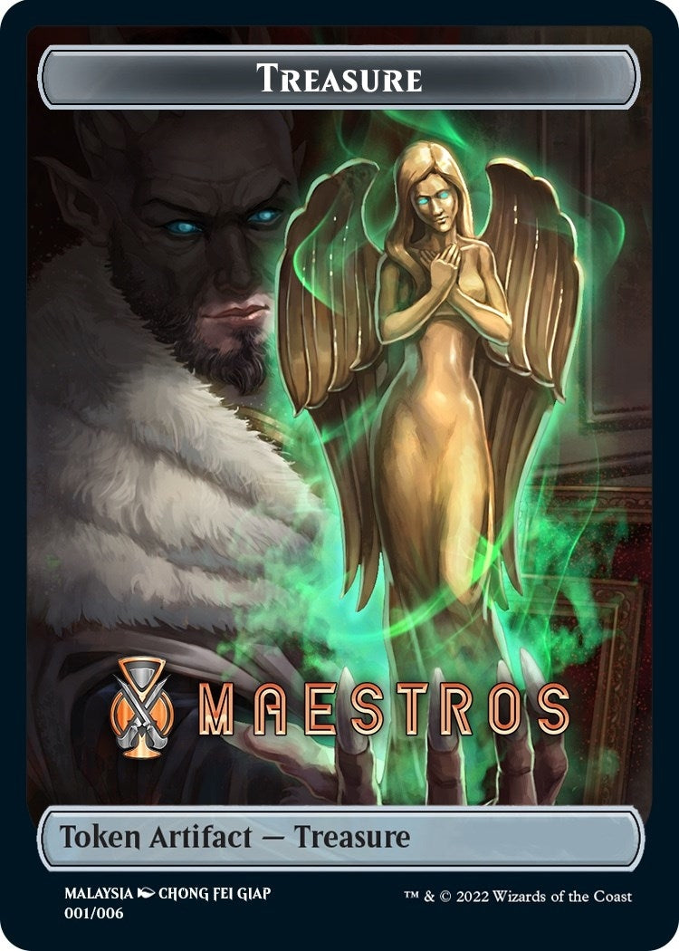 Image for Treasure Token (Maestros) [SEA Exclusive] (1) [Streets of New Capenna] - Magic: The Gathering