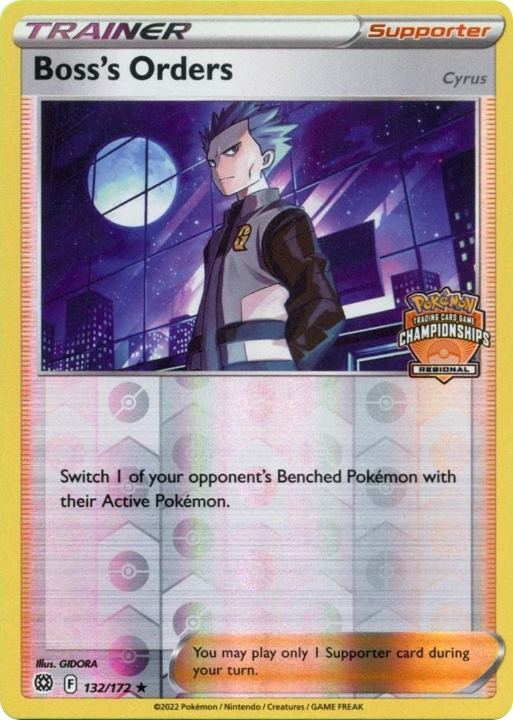 Image for Boss's Orders - 132/172 (Regional Championships) (132/172) [League & Championship Cards] - Pokemon