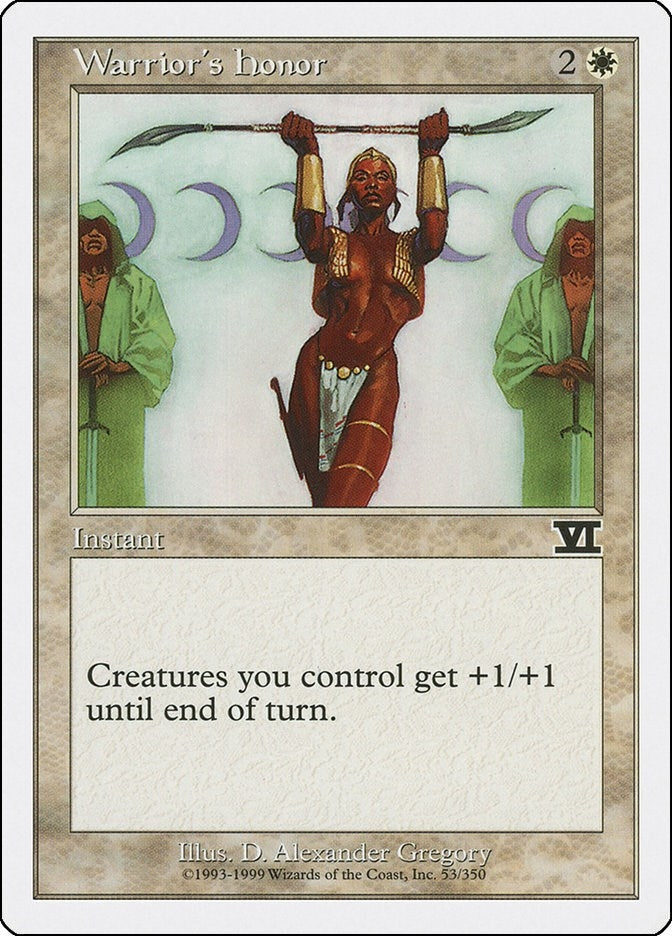 Image for Warrior's Honor (53) [Classic Sixth Edition] - Magic: The Gathering