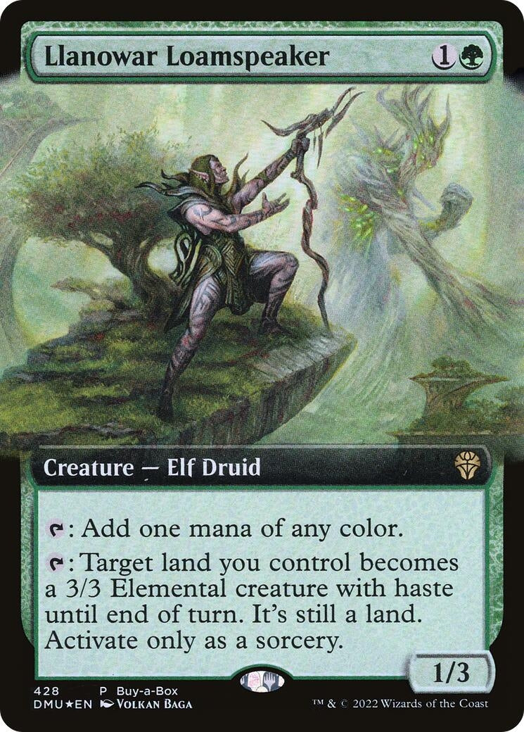 Image for Llanowar Loamspeaker (428) [Buy-A-Box Promos] - Magic: The Gathering