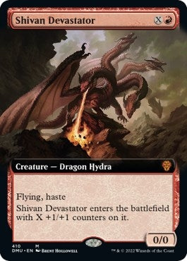 Image for Shivan Devastator (Extended Art) (410) [Dominaria United] - Magic: The Gathering