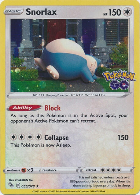 Image for Snorlax - 55/078 (Cosmos Holo) (055/078) [Miscellaneous Cards & Products] - Pokemon