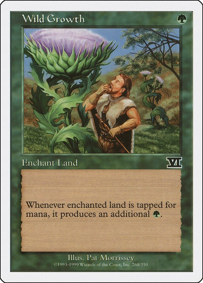 Image for Wild Growth (268) [Classic Sixth Edition] - Magic: The Gathering