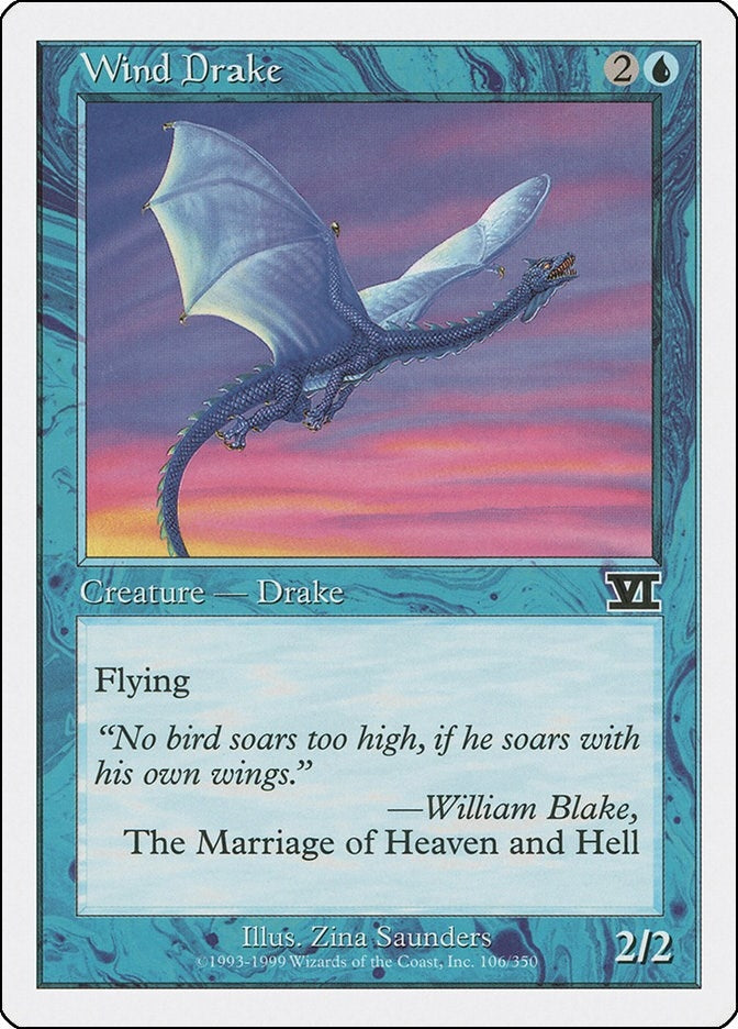 Image for Wind Drake (106) [Classic Sixth Edition] - Magic: The Gathering