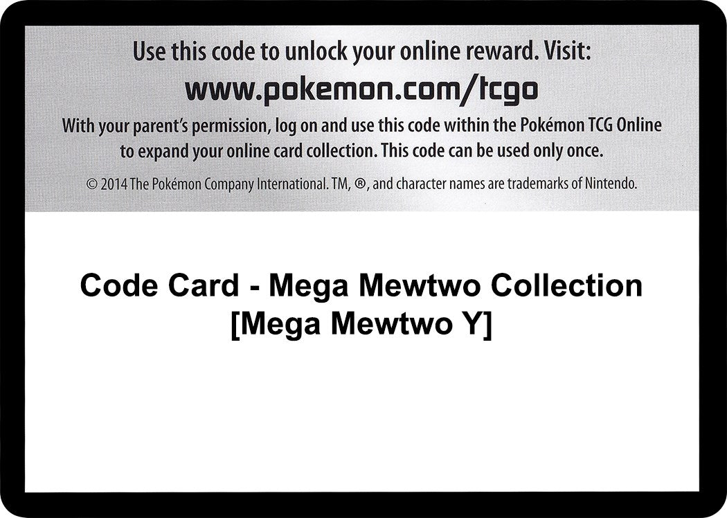 Image for Code Card - Mega Mewtwo Collection [Mega Mewtwo Y] [XY - BREAKthrough] - Pokemon