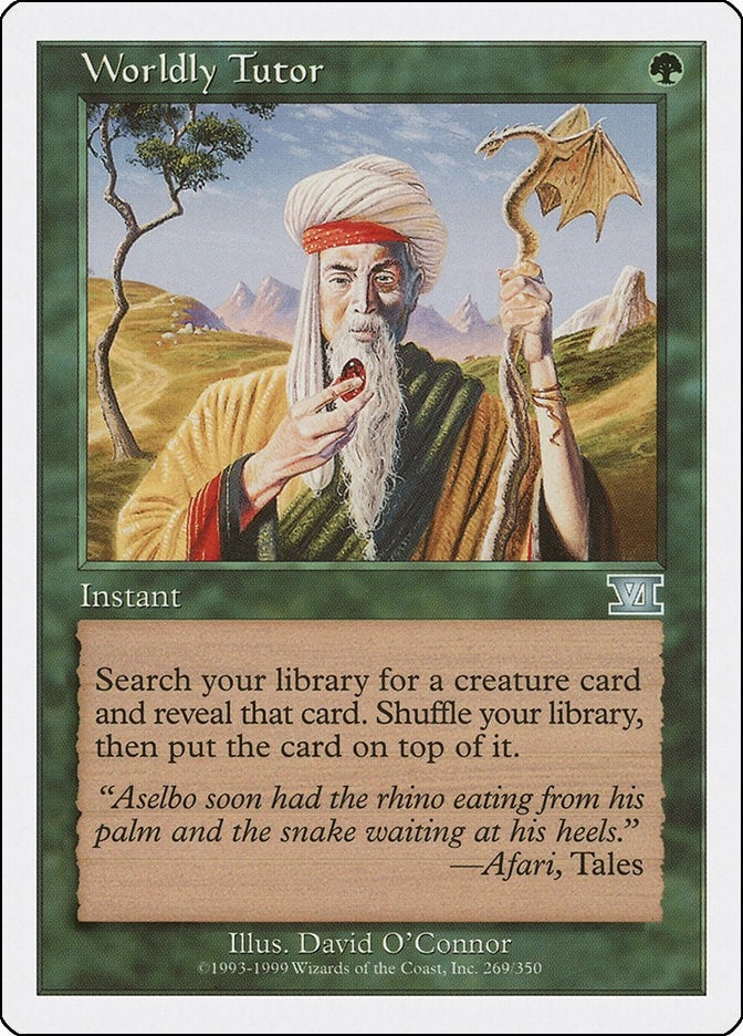 Image for Worldly Tutor (269) [Classic Sixth Edition] - Magic: The Gathering