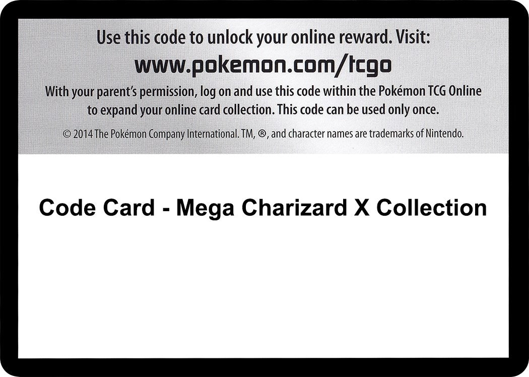 Image for Code Card - Mega Charizard X Collection [XY - Furious Fists] - Pokemon