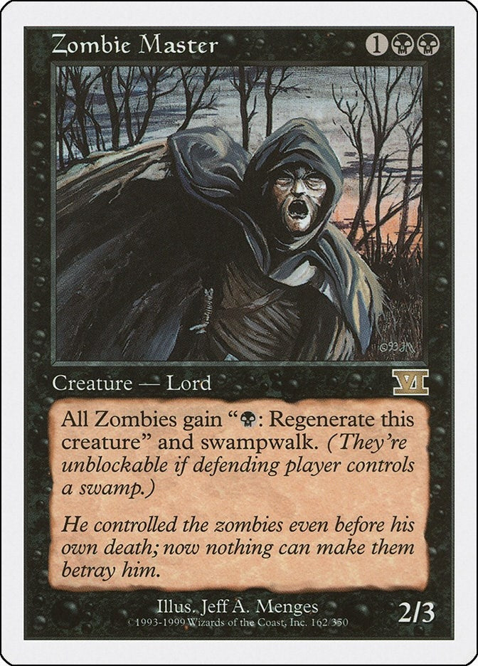 Image for Zombie Master (162) [Classic Sixth Edition] - Magic: The Gathering