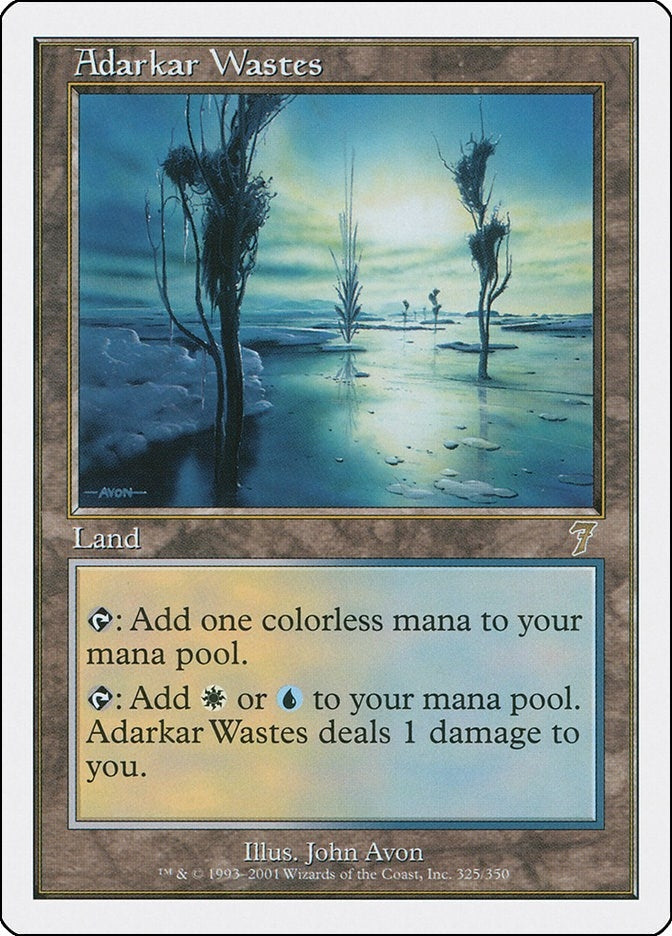 Image for Adarkar Wastes (325) [7th Edition] - Magic: The Gathering