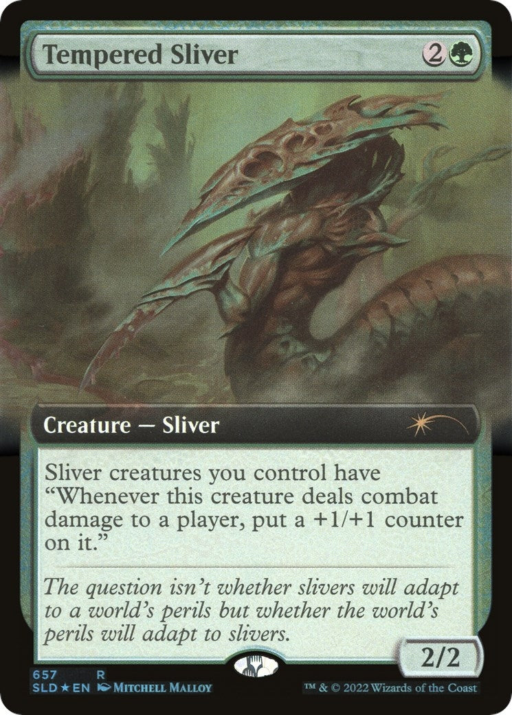 Image for Tempered Sliver (Extended Art) (657) [Secret Lair Drop Series] - Magic: The Gathering