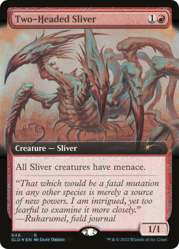 Image for Two-Headed Sliver (Extended Art) (646) [Secret Lair Drop Series] - Magic: The Gathering