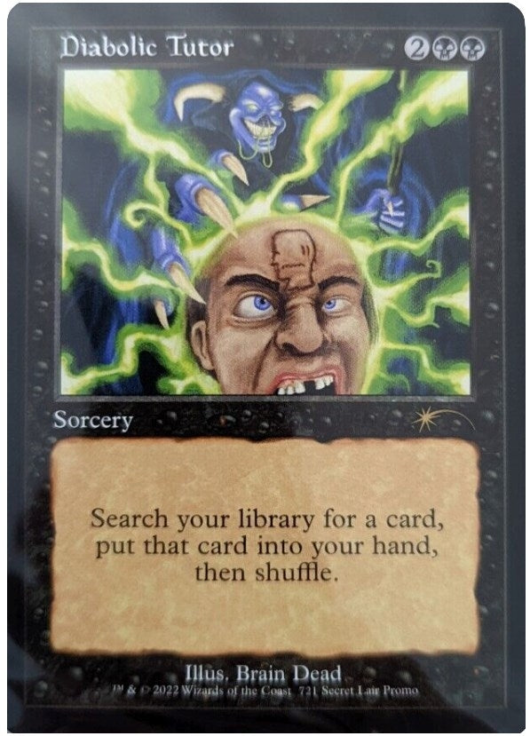 Image for Diabolic Tutor (721) (721) [Secret Lair Drop Series] - Magic: The Gathering