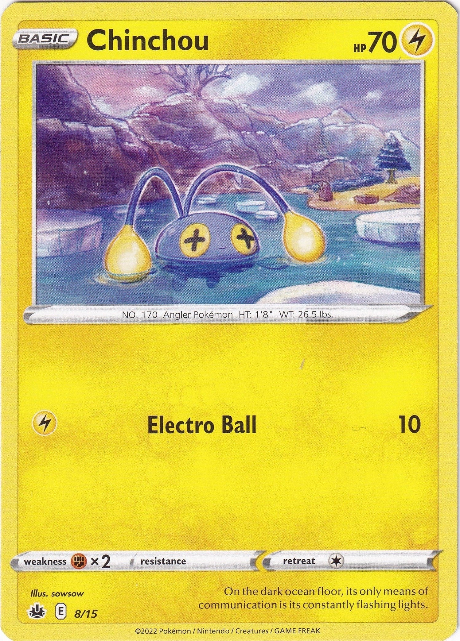 Image for Chinchou (008/015) [McDonald's Promos 2022] - Pokemon