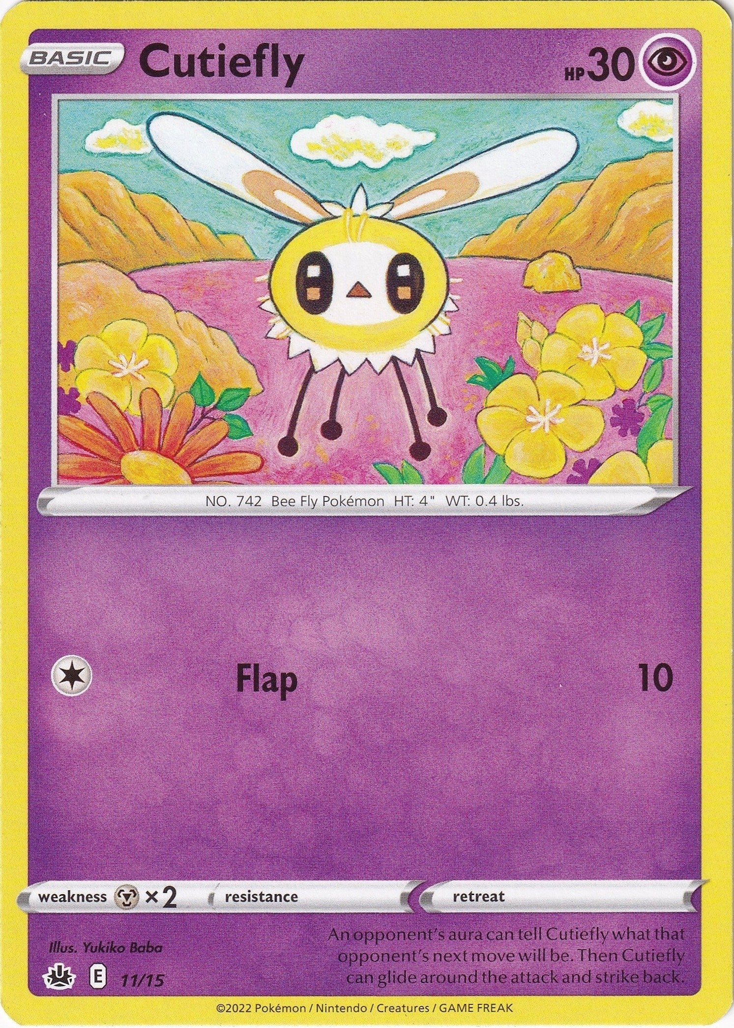Image for Cutiefly (011/015) [McDonald's Promos 2022] - Pokemon