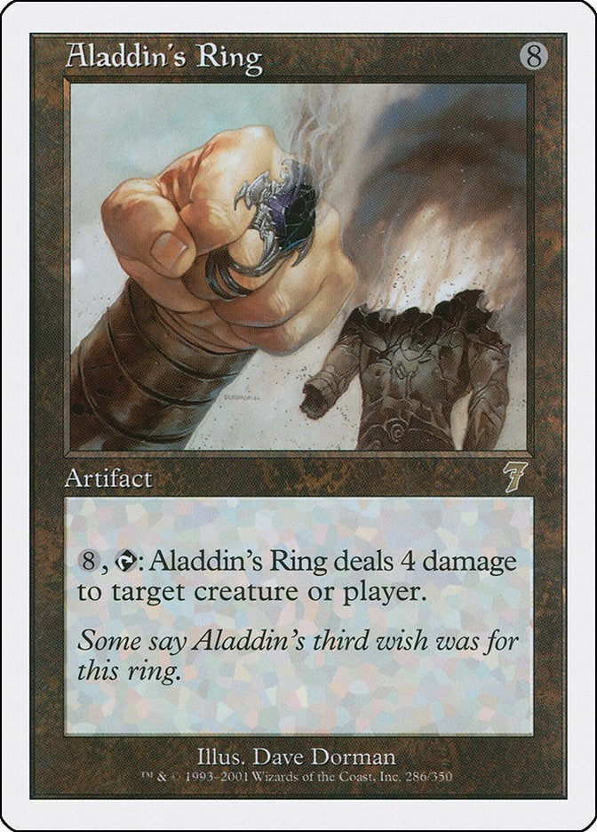 Image for Aladdin's Ring (286) [7th Edition] - Magic: The Gathering