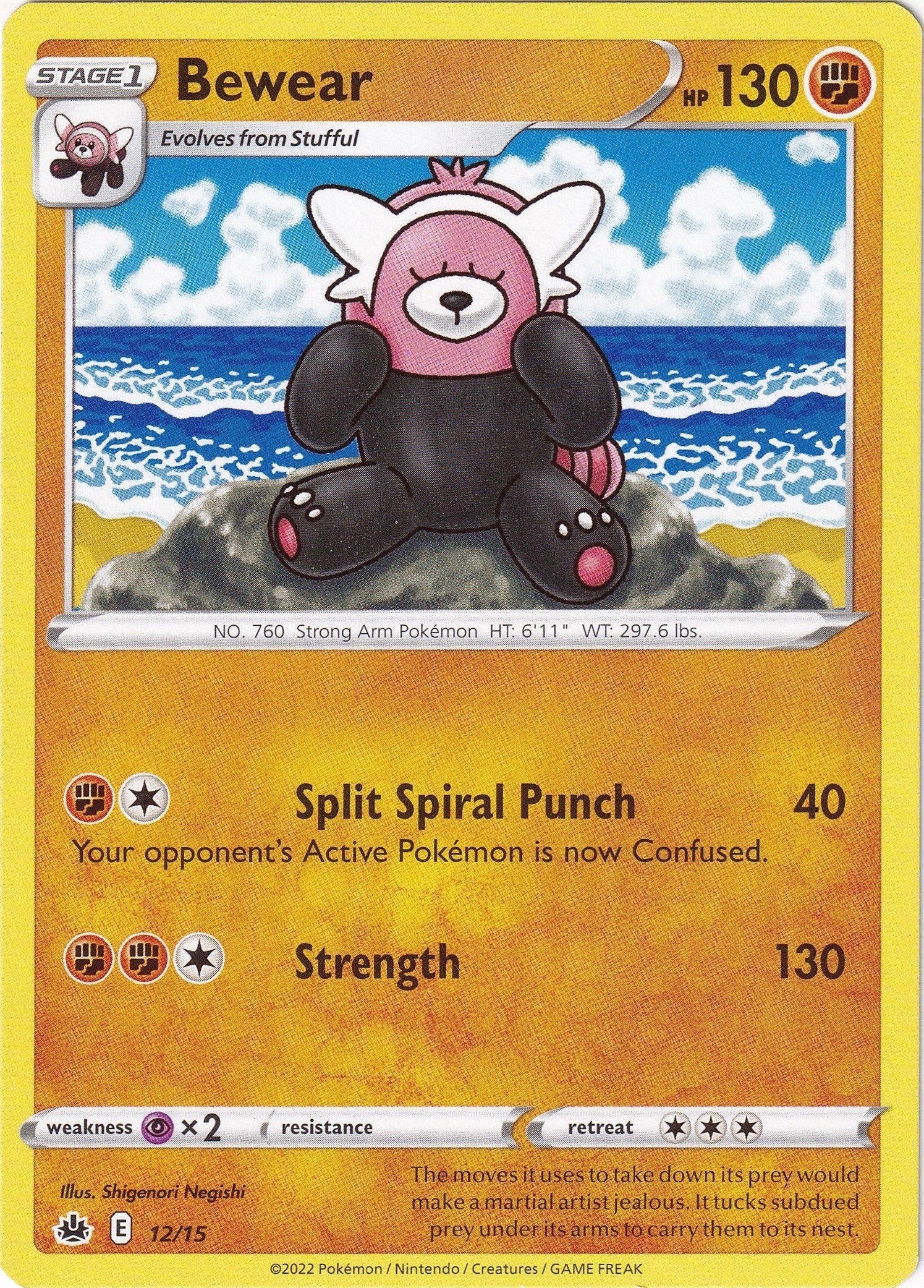 Image for Bewear (012/015) [McDonald's Promos 2022] - Pokemon