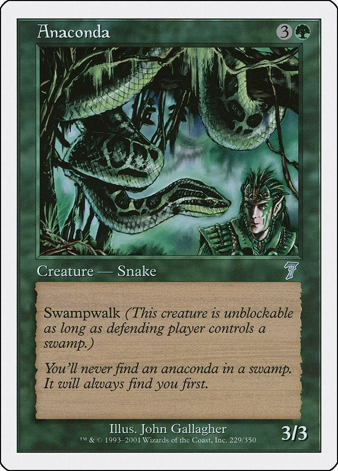 Image for Anaconda (229) [7th Edition] - Magic: The Gathering