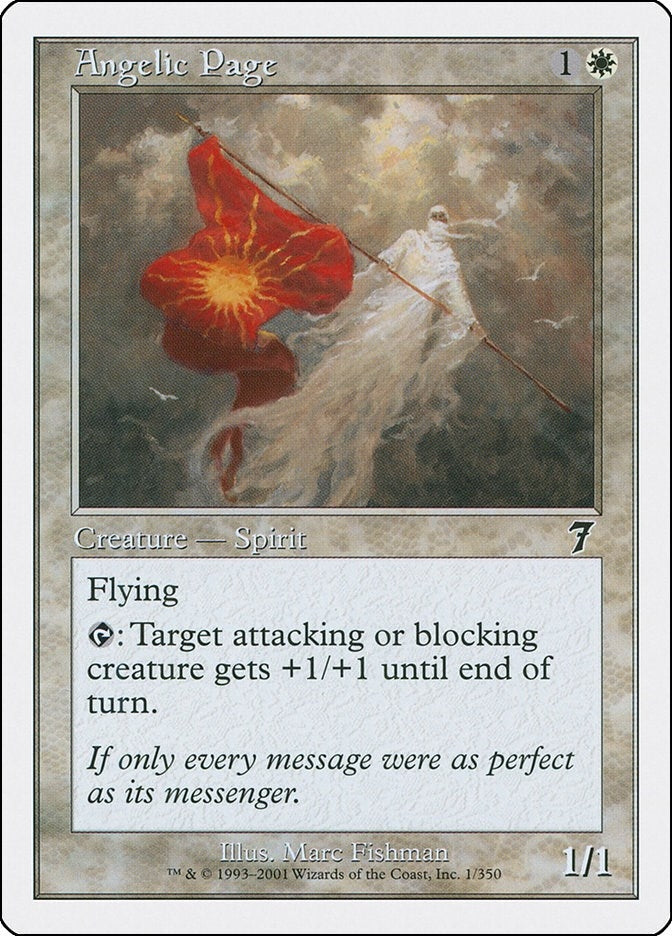 Image for Angelic Page (1) [7th Edition] - Magic: The Gathering
