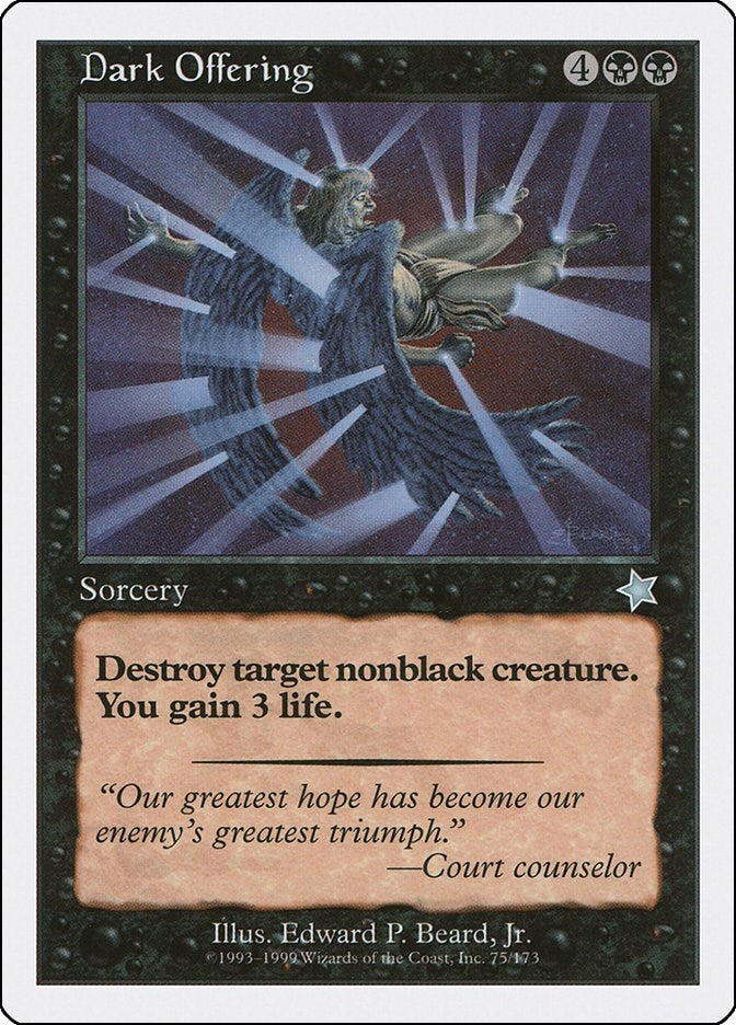 Image for Dark Offering (75) [Starter 1999] - Magic: The Gathering