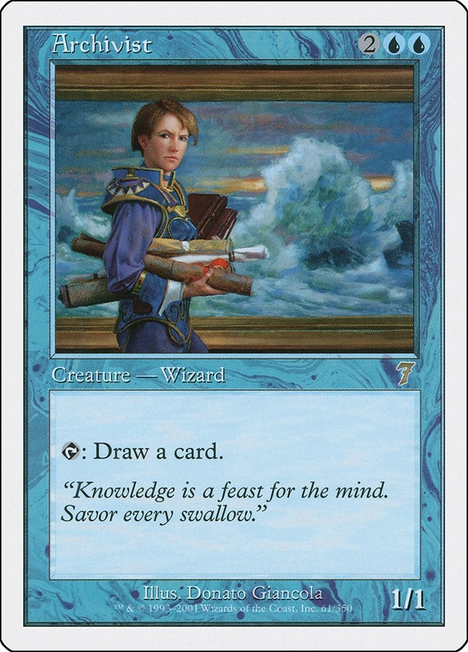 Image for Archivist (61) [7th Edition] - Magic: The Gathering