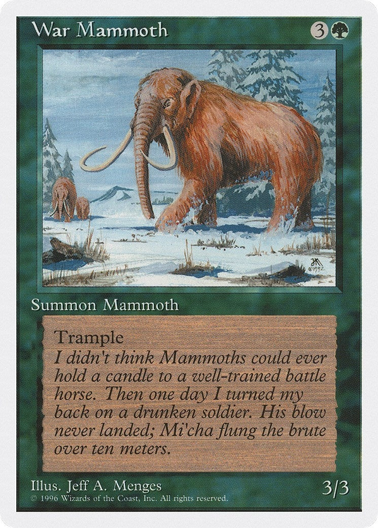 Image for War Mammoth [Introductory Two-Player Set] - Magic: The Gathering