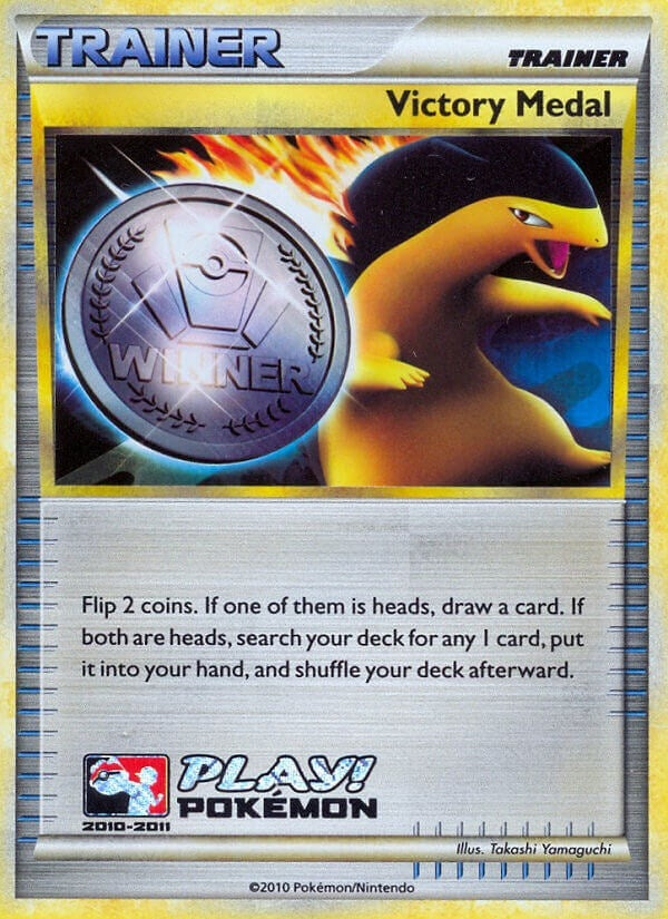 Image for Victory Medal - 2010-2011 (Battle Road Autumn) [League & Championship Cards] - Pokemon
