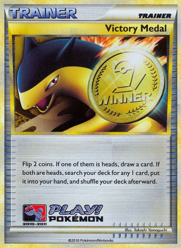 Image for Victory Medal - 2010-2011 (Battle Road Spring) [League & Championship Cards] - Pokemon