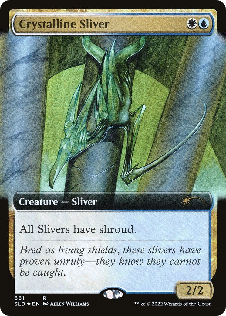 Image for Crystalline Sliver (Extended Art) (661) [Secret Lair Drop Series] - Magic: The Gathering