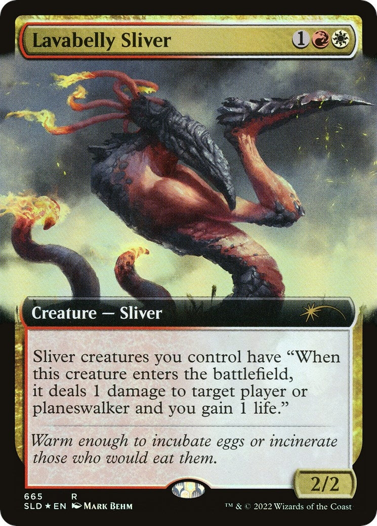 Image for Lavabelly Sliver (Extended Art) (665) [Secret Lair Drop Series] - Magic: The Gathering