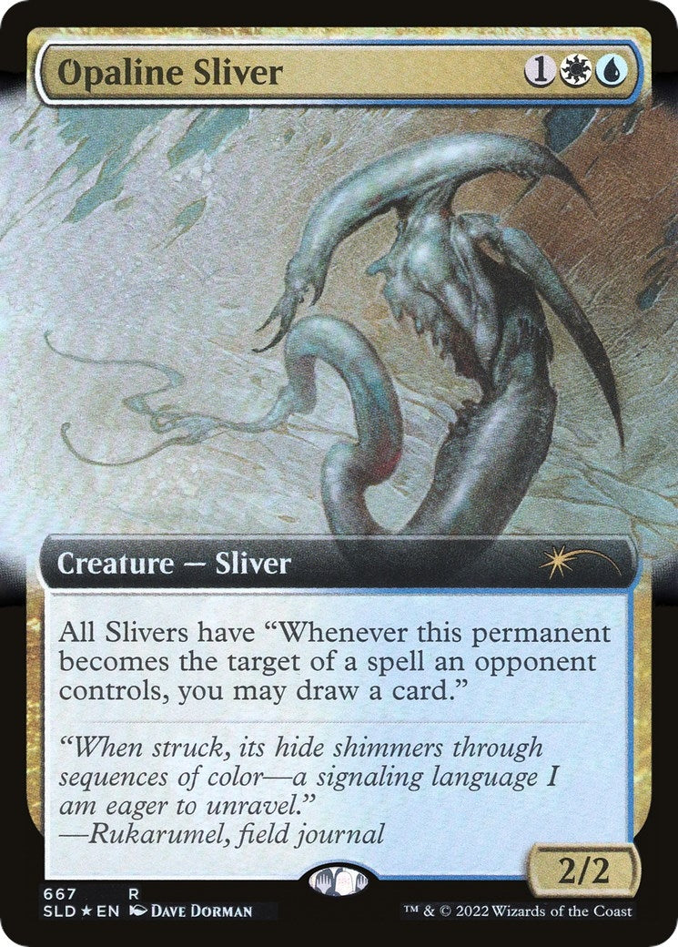 Image for Opaline Sliver (Extended Art) (667) [Secret Lair Drop Series] - Magic: The Gathering