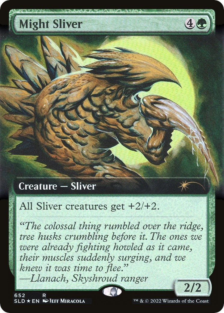 Image for Might Sliver (Extended Art) (652) [Secret Lair Drop Series] - Magic: The Gathering