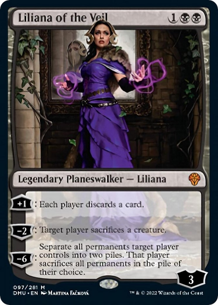 Image for Liliana of the Veil (97) [Dominaria United] - Magic: The Gathering
