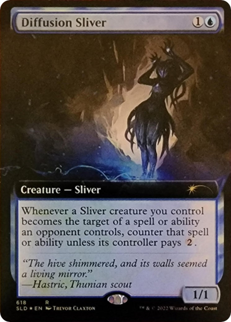 Image for Diffusion Sliver (Extended Art) (618) [Secret Lair Drop Series] - Magic: The Gathering