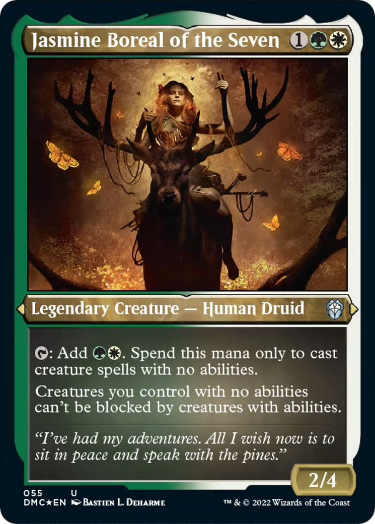 Jasmine Boreal of the Seven (Foil Etched) (55) [Commander: Dominaria United]