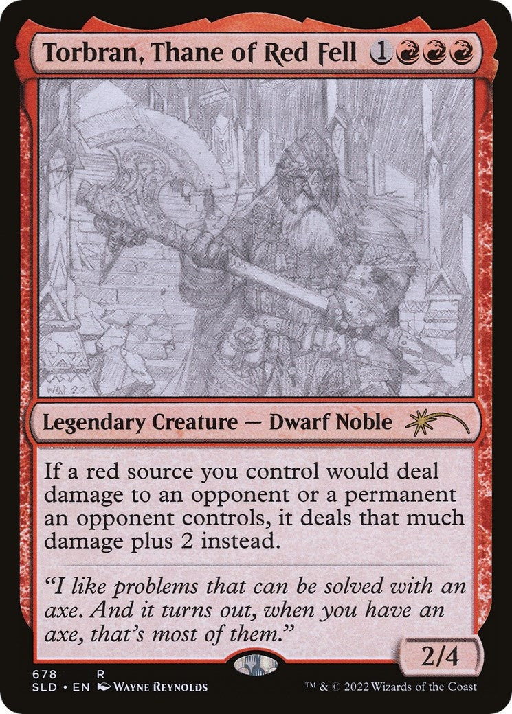 Image for Torbran, Thane of Red Fell (678) (678) [Secret Lair Drop Series] - Magic: The Gathering