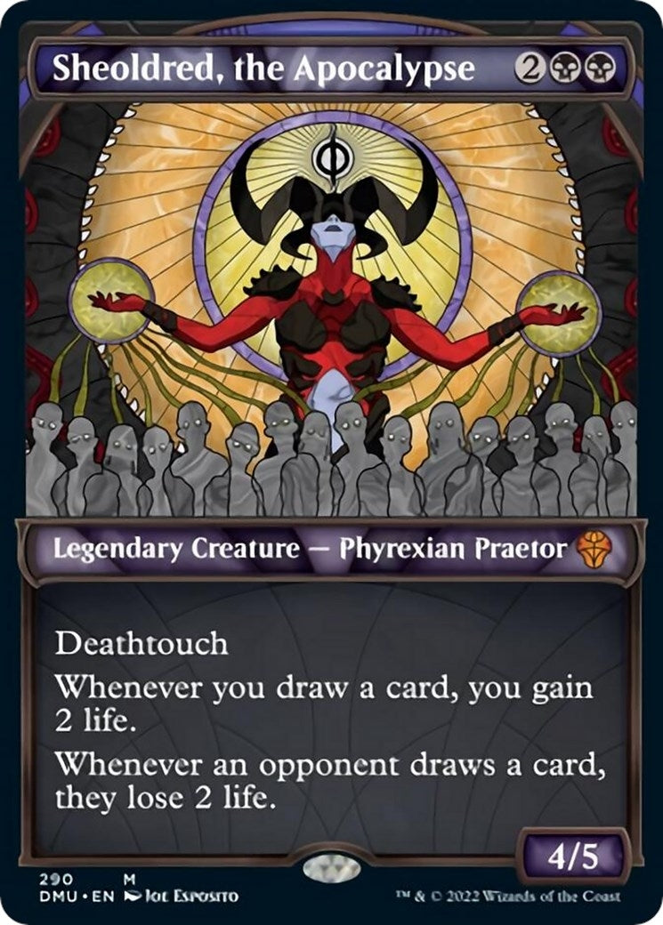 Image for Sheoldred, the Apocalypse (Showcase) (290) [Dominaria United] - Magic: The Gathering