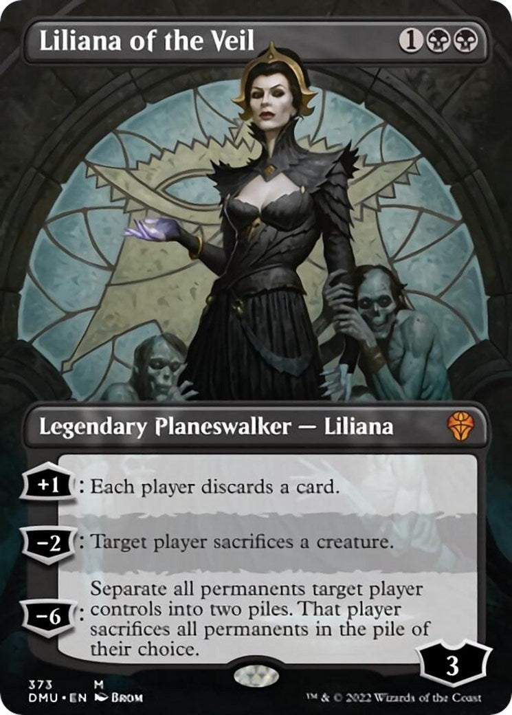 Image for Liliana of the Veil (Borderless) (373) [Dominaria United] - Magic: The Gathering